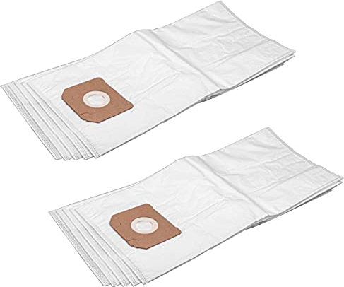 vhbw 10x Staubsaugerbeutel Ersatz für Kärcher 6.904-407.0 für Staubsauger - Mikrovlies, Weiß
