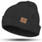 COCASES Beanie Mütze Winter für Herren und Damen Leichte Wintermütze Slouch Elastisch Weich Mütze Unisex Schwarz