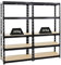 PROREGAL Mega Deal 2X Schwerlastregal Tiger Schwarz 180x90x45cm mit Fachlast 265kg Garagenregal Kellerregal Werkstattregal Lagerregal Steckregal…