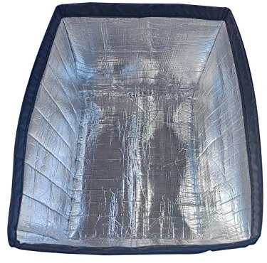 Fenster-Klimaanlagen-Isolierabdeckung für Außengerät, staubdicht und wasserdicht, 3 Schichten, 46 cm L x 33 cm H x 30,5 cm T – Schwarz