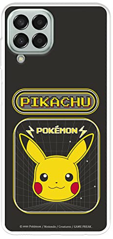 Samsung Galaxy M33 5G Case, Official Pokémon Pikachu Video Game to Protect Your Phone, Flexible Silicone iPhone Case with Official Pokemon Licensed