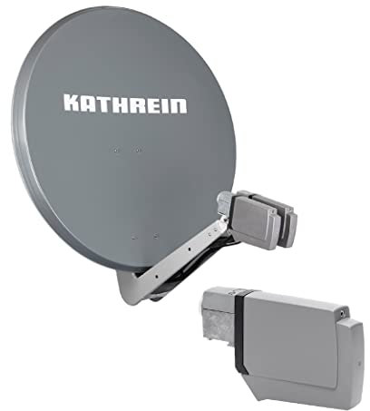 Kathrein CAS 90 gr Sat-Antenne multifeedfähig Graphit (grau) - 2 Teilnehmer