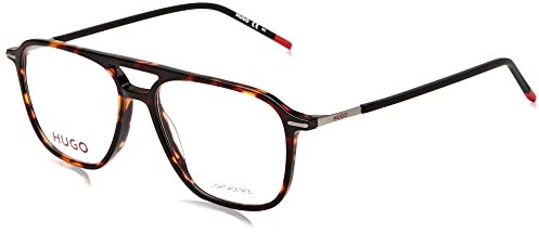 Hugo Boss Unisex Hg 1232 Sunglasses, 0UC/15 RED Havana, 53