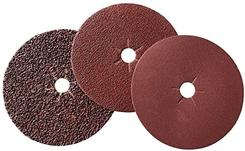 Provance 25-200 Stück Schleifscheibe Schleifpapier P40 Körnung rund 178mm x 22mm Lochaufnahme für Metall, Holz, Kunststoff