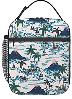 Linda lonchera de gatito en taza para mujeres y hombres, bolsa de almuerzo térmica, bolsa de refrigeración para trabajo, escuela, viajes, color 3