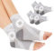 YNR Chaussettes Apaisantes pour Neuropathie 2 Paires de Attelle Cheville Sport Chaussettes de Compression Respirantes pour Cheville pour le Soulagement de la Douleur des Pieds Maintient Cheville (L)