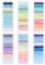 XOYTN 1200pcs Sticky Tabs, 6 Packs Index Tabs Colored Mini Repositionable Book Page Markers Annotation Labels File Flags Tabs for Reading Notes, Books, Notebook,Classify Files, Office Supplies