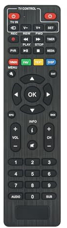 ALLIMITY Telecomando Compatibile con MAJESTIC TIVUSAT I-Can S490 S-490 SAT270 SAT440 DEC265