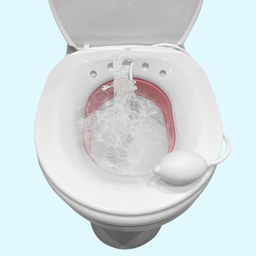 Joey&Viggy Sitz Bath for Hemorrhoid Relief, Postpartum Care & Personal Hygiene – Easy to Use Over Toilet Basin, Soothing Soak for Women and Men
