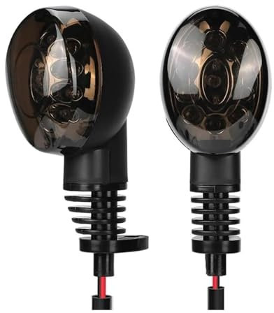 BUTUFYTR Blinkerleuchten Für Kawa&saki Für Ninja 250R Für Vulcan S 650 Für D Tracker KLX 125 150 230 250 300 Motorrad Blinker Blinker Blinker(Light Smoke)