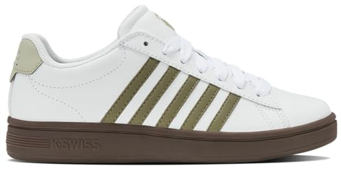 K-Swiss Damen Court TIEBREAK II Sneaker, White, 37.5 EU