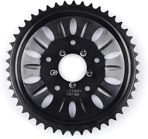 Bafang BBS-HD Mid Drive, 46T Ebike Chain Ring for Mid Mount Motor, Chainwheel for Electric Bike Conversion Kits Durable Aluminium Bike