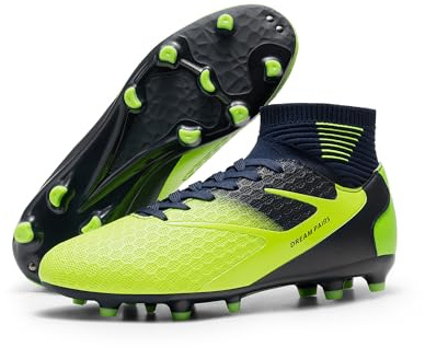 DREAM PAIRS Fußballschuhe Herren Stollenschuhe,Size 44,Neongelb