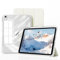 ZOYU Hybrid Case for iPad Air 11-inch M3 (2025) / M2 (2024), iPad Air 5th/4th Generation 2022/2020 with Pencil Holder, 2 in 1 Detachable Sliding Cover with Clear Hard Back Auto Wake/Sleep, Beige
