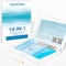 10-in-1 Aquarium test strips (25 Multi-Test + 25 Ammonia strips) for Freshwater & Saltwater | Ammonia test kit aquarium for Fish tank,ponds | Test Nitrate,Nitrite,hardness,pH & More.