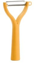 TUPPERWARE Schäler Universalschäler D119 Flachschliff Wellenschliff gelb