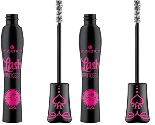 Essence Wimperntusche, für dramatische Locken und Volumen, vegan, ohne Alkohol, Parabene und Parfüm, ohne Tierversuche (Packung mit 2)
