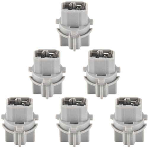 Gosera 6 StüCke Auto T20 Sockel BremsrüCklicht RüCklicht Sockel Halter für Accord T20W 33515-S50-003