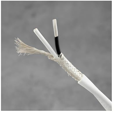 Oxygen-free copper silver-plated audio shielded cable 2-core 1.5mm² PEFP cold and high temperature resistant control(3.0m)