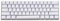 YMDK Blank Thick PBT OEM Profile 61 ANSI Keycaps for MX Switches Mechanical Keyboard (White) (Only Keycap)