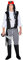 tectake dressforfun Herrenkostüm Pirat Captain | Hose mit integrierten Stiefelstulpen + Bandana & Bindegürtel | Seeräuber Verkleidung (L | Nr. 300698)