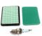 AISEN Luftfilter Zündkerze für IZY Rasenmäher HRG415 HRG465 HRX426 HRX476 HRX537 HRB425# 17211-ZL8-023