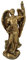 Ebros braunen Griechisch-orthodoxe christliche Kirche Erzengel der Angelic Rat Statue 12,7 cm hoch Figur 5Tall Approximately Uriel the Light of God