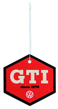 BRISA VW Collection - Volkswagen Luft-Erfrischer-Duft-Spender fürs Auto im GTI Motiv Einzelpack (GTI The Legend/Kokos/Rot & Schwarz)