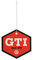 BRISA VW Collection - Volkswagen Luft-Erfrischer-Duft-Spender fürs Auto im GTI Motiv Einzelpack (GTI The Legend/Kokos/Rot & Schwarz)