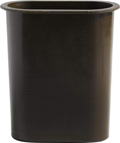 Pilla | Portafiori Interno in plastica per vaso votivo da cimitero colore nero | Altezza 15 cm, Larghezza 13.2 cm.