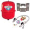 Zilmet - 8 Litre Red Heating Expansion Vessel & Sealed System Kit Z1-301008