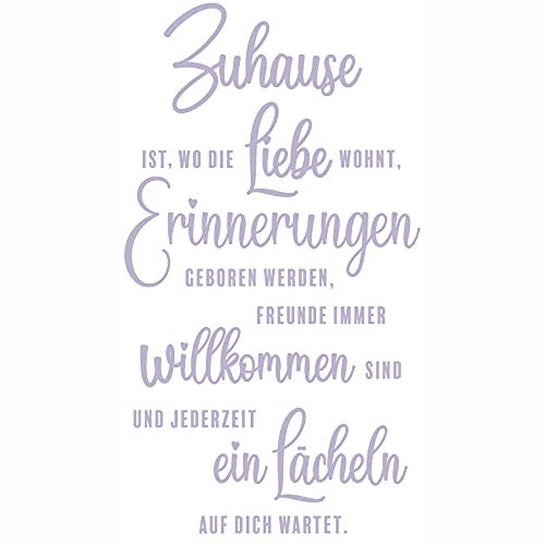 YX024 Wall Sticker with Quotes and Quotes for Living Room Office Bedroom Dining Room Hallway Lilac