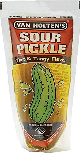 Van Holten Jumbo-Gurke in einem Beutel – Saure Gurke – American Pickles – fettfrei – glutenfrei