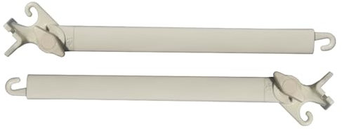 TENDAGGIMANIA Braccetti per Tende da Sole a Caduta Esterne in Alluminio - 1 Coppia di Bracci Tende da Sole Ricambi Regolabili + 4 Viti autoforanti Incluse - Colore Avorio - Misura 70 cm