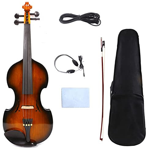 Violino Violino Elettrico A 5 Corde Violino Elettrico per Studenti, Principianti Adulti