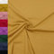 MAGAM-Stoffe Finn Jersey Stoff uni Oeko-Tex Meterware 50cm (32. Korn gelb meliert)