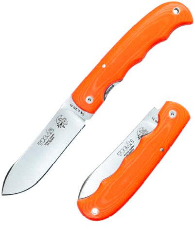 J&V TUCAN - Klappmesser Taschenmesser Bushcraft Outdoor Messer Folding Knife, Klinge 8,5 cm, Handmade in Spain