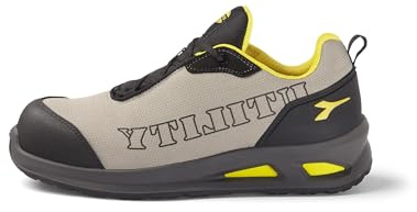 Diadora Calzatura di Sicurezza Smart SOFTBOX Low S1PL FO SR ESD, Colore 75029 Moon Rock Grey, Taglia 38