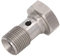M12-Hohlschraube, Hohlschrauben-Armaturen, M12 X 1,0, Metrisches Gewinde, Einloch-Bremsschlauch-Endadapter mit Unterlegscheiben für Bremskupplungsleitungen, Turbo-Ölzufuhr