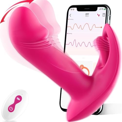 Sex Spielzeug für die Frau Paare Dildo Vibrator, 9x9 Modi Swing-Stoß Vibration für Frauen Sexspielzeug, Vibratorensets für Frauen Klitoris Dildos Hohlgeschnitztes Sex Toyset für Woman Paar Set