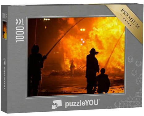 Puzzle 1000 Teile XXL „Feuerwehr im Einsatz“ – aus der Puzzle-Kollektion Feuerwehr