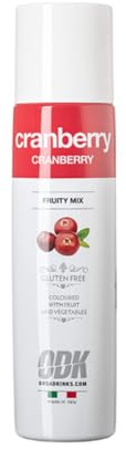 Purea di Frutta Orsadrinks Odk Mix Cranberry Mirtillo Rosso Bottiglia Pet 1 Kg