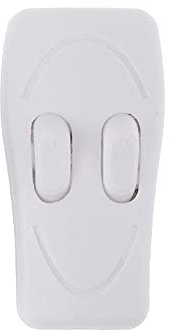 Lampe table avec interrupteur double commande 1PCS Interrupteur alimentation bidirectionnel pour lampadaire Universel Étanche poussière Mini Lampadaire Bouton poussoir Interrupteurs (blanc)
