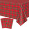 4er-Pack Weihnachtstischdecke Rot und Grün Karierte Tischdecken Weihnachten Büffel Karierte Tischdecke Party Dekorationen für Winterurlaub Neujahr Party Versorgung 51 x 86 IN