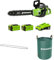 Greenworks Motosega a Batteria con Motore Brushless, Lunghezza Barra 14 Pollice (35cm), 2 Batterie da 40V 2Ah e caricabatterie + Greenworks 35cm Catena + Greenworks Sacco da giardinaggio da 120l