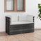 Xichuzi Garten-Palettensofa 2-Sitzer mit Kissen, Garten Loungemöbel, Lounge Sofa Outdoor, Gartensofa, Gartencouch, Outdoor Möbel Sofa, Kiefer Massivholz