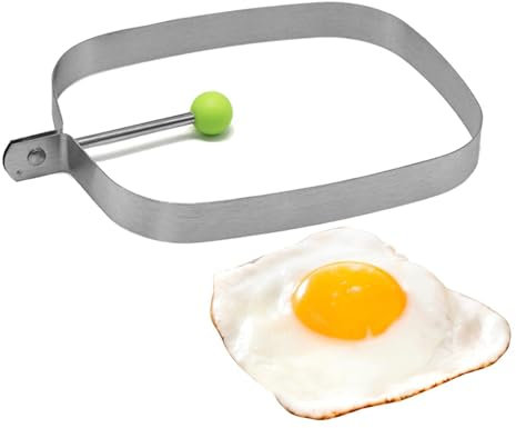 Eierringe – Pfannkuchenform | Eierkocher Ringe zum Kochen | Edelstahl Eierbratring Grillpfanne Kochen Former für Frühstück antihaftbeschichtet für Grillpfanne Eierring Form für Spiegelei