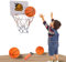 Mini Basketball Hoop for Door, 4 Pcs Basketball Hoop Indoor Wall Mounted Set Includes Indoor Basketball Hoop Sucker Small Basketball and Pump, Office Indoor Sport Games, Mini Basketball Hoop for Kids