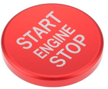 eMagTech 1 Pulsante Di Avvio Con Anello Decorativo Adesivo Compatibile Con Alfa Romeo Giulia Stelvio 17-21