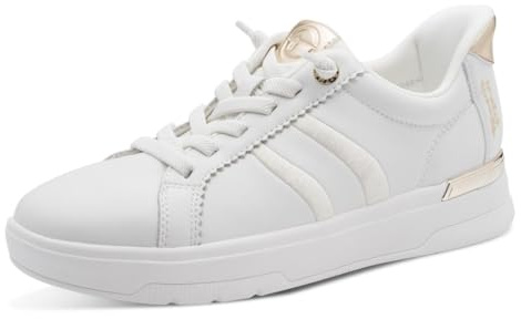 Tamaris Wide FIT Sneaker Materialmix Leder/Textil/Synthetik H-Weite